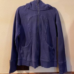 Purple Lululemon Scuba full zip